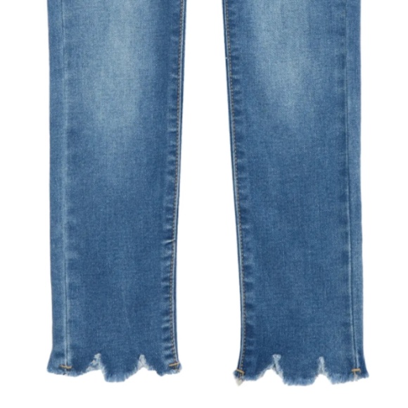 Joe's Rocker Raw Hem Ankle Skinny Jeans (Girls) - Picture 4 of 5